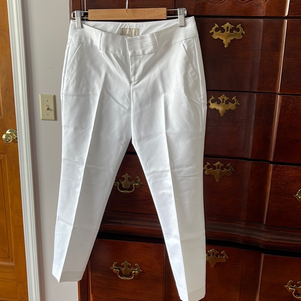 Banana Republic white pants 4P